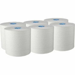 Enterprise Technology Solutions&nbsp;Kimberly-Clark Professional  Hard Roll Towels, 700', 6RL/CT, Blue/White