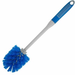 Enterprise Technology Solutions&nbsp;Genuine Joe  Toilet Bowl Brush, Deluxe, PET Bristles, Blue/Gray