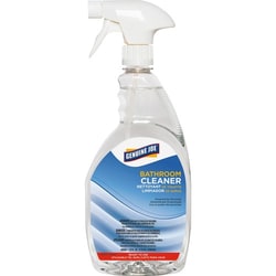 Enterprise Technology Solutions&nbsp;Genuine Joe  Restroom Cleaner, Peroxide, Spray Bottle, 32 oz, Clear