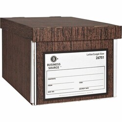 Enterprise Technology Solutions&nbsp;Business Source  Storage Boxes, w/Lid, Ltr/Lgl,650 lb, 10