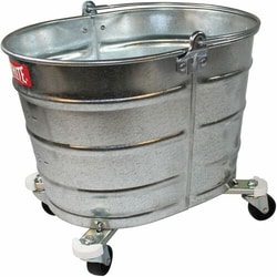 Enterprise Technology Solutions&nbsp;Impact Products  Bucket,Mopping,Casters,Embossed,26qt,Steel,12