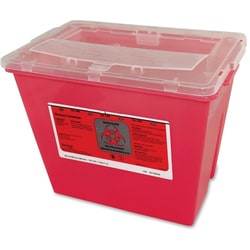 Enterprise Technology Solutions&nbsp;Impact Products  Sharps Container, 2Gal Capacity, Red