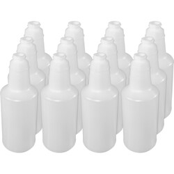 Enterprise Technology Solutions Genuine Joe Bottles, Plastic, 32oz, 12/CT,