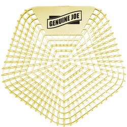 Enterprise Technology Solutions&nbsp;Genuine Joe  Urinal Screen,Citrus Splash,30-Day,10/CT,Yellow
