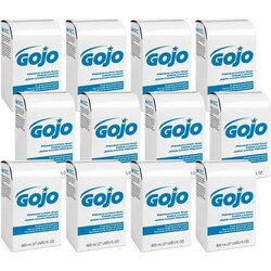 Enterprise Technology Solutions&nbsp;Gojo  Soap Refills,Lotion,f/Bag-in-Box Dispenser,800ml,12/CT,Gold