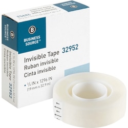 Enterprise Technology Solutions&nbsp;Business Source  Invisible Tape Refill Roll, 1