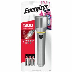 Enterprise Technology Solutions&nbsp;Eveready Battery Co Inc  Flashlight, LED, Metal, 1300 Lumens, Digital Focus, 4/CT, CE
