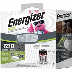 Enterprise Technology Solutions&nbsp;Eveready Battery Co Inc  Headlamp,LED,Hybrid Power,Waterproof,GY/GN