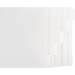 Enterprise Technology Solutions&nbsp;Business Source  Dividers w/Print-on Tabs,90 Bright, 8-1/2