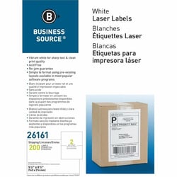 Enterprise Technology Solutions&nbsp;Business Source  Mailing Labels, Internet Shipping, 5-1/2