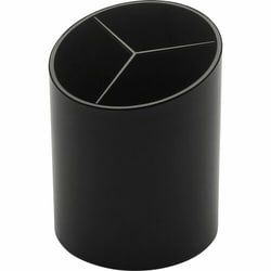 Enterprise Technology Solutions&nbsp;Business Source  Large Pencil Cup, 3 Compartments, 3