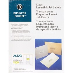 Enterprise Technology Solutions&nbsp;Business Source  Mailing Labels, Laser, 1