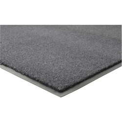 Enterprise Technology Solutions&nbsp;Genuine Joe  Indoor Mat, Moisture Absorbent, Vinyl Back, 4'x6', Charcoal