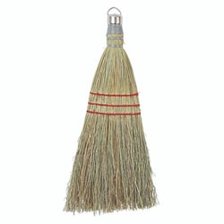 Enterprise Technology Solutions&nbsp;Genuine Joe  Whisk Broom, Metal Cap, Hang-Up Ring, Natural