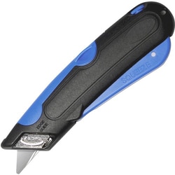 Enterprise Technology Solutions&nbsp;Consolidated Stamp Mfg.,Co.  Self-Retracting Knife, Adjustable Blade, Blue/Black