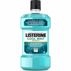 Enterprise Technology Solutions&nbsp;Johnson & Johnson  Mouthwash,Anticavity,Cool Mint,1 Liter, Aqua