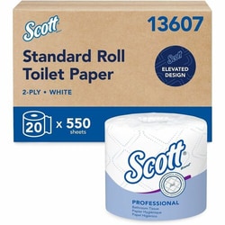 Enterprise Technology Solutions&nbsp;Kimberly-Clark Professional  Bath Tissue, 2-Ply, 550 Shts/Roll, 20 Rolls/CT, White