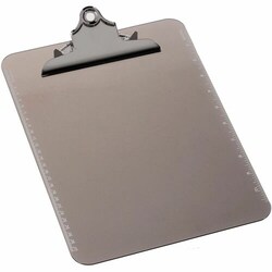 Enterprise Technology Solutions&nbsp;Business Source  Clipboard, Plastic, w/Spring Clip, Ruler, 9