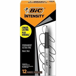 Enterprise Technology Solutions&nbsp;Bic  Marker, Permanent, Ultra Fine Point, Black