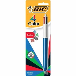 Enterprise Technology Solutions&nbsp;Bic  Retractable Ballpoint Pen, Medium/Fine Point, 4 Color Ink