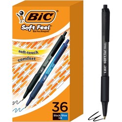 Enterprise Technology Solutions&nbsp;Bic  Retractable Ballpoint Pen, Med Pt, 36/BX, Ast Barrel/Ink