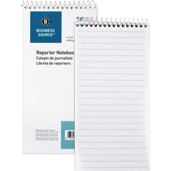 Enterprise Technology Solutions&nbsp;Business Source  Reporter's Pocket Notebook, Ruled, Spiral, 4