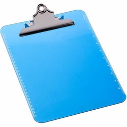Enterprise Technology Solutions&nbsp;Business Source  Clipboard, Plastic, w/Spring Clip, Ruler, 9