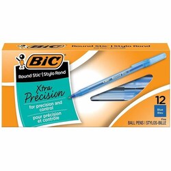 Enterprise Technology Solutions&nbsp;Bic  Ballpoint Pens,Stick,Fine Point,Frost Barrel/BE Ink