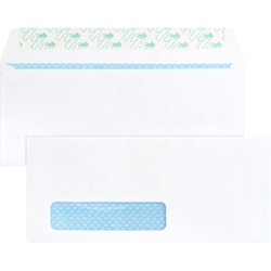 Enterprise Technology Solutions&nbsp;Business Source  Peel/Seal Envelopes,Tint,Window,No.10,24 lb,500/BX,White
