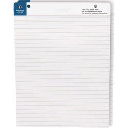 Enterprise Technology Solutions&nbsp;Business Source  Self-Stick Easel Pads, Ruled, 30 Shts, 25