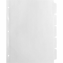 Enterprise Technology Solutions&nbsp;Business Source  Index Dividers, 3HP, 5-Tab, 25 ST/BX, 11