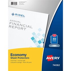 Enterprise Technology Solutions&nbsp;Avery  Sheet Protectors,Top Load,Poly,f/8-1/2