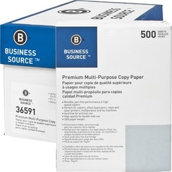 Enterprise Technology Solutions&nbsp;Business Source  Multipurpose Paper,92 Bright,20lb,8-1/2