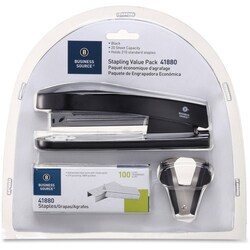 Enterprise Technology Solutions&nbsp;Business Source  Stapling Value Pack, 20Sht Cap, 210 Pcs, 3/PK, BK