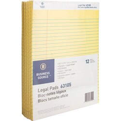 Enterprise Technology Solutions&nbsp;Business Source  Legal Pads, Legal Ruled, 50 Sht, 8-1/2