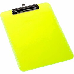 Enterprise Technology Solutions&nbsp;Business Source  Clipboard, Plastic, w/Flat Clip, 9