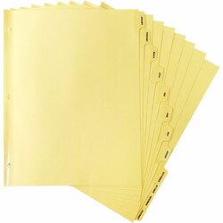 Enterprise Technology Solutions&nbsp;Business Source  Indexes, Plastic Tabs, Mthly, 3HP, 8-1/2