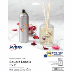 Enterprise Technology Solutions&nbsp;Avery  Labels, Square, 12UP, Laser/Inkjet, 2