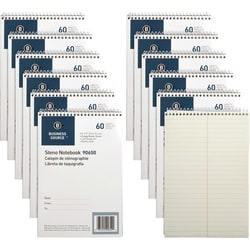 Enterprise Technology Solutions&nbsp;Business Source  Steno Notebooks, Gregg Ruled, 60 Sheets, 6
