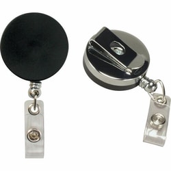 Enterprise Technology Solutions&nbsp;Baumgartens  Large ID Badge Reel, Hvy-Duty Cord/Clip, 30
