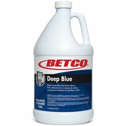 Enterprise Technology Solutions&nbsp;Betco Corporation  Cleaner, f/Glass/Surfaces, Ready to Use, 1 Gal, 4/CT, Blue