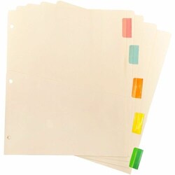 Enterprise Technology Solutions&nbsp;Business Source  Ring Binder Dividers,w/ Pocket,11