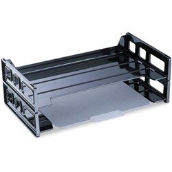 Enterprise Technology Solutions&nbsp;Business Source  Desk Trays,f/Legal&Letter-Size Documents,SideLoad,Stacking,16.25
