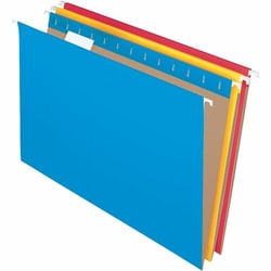 Enterprise Technology Solutions&nbsp;Business Source  Hanging Folders,1/5-Cut Tabs,Legal-Size,Recycled,w/Printable Label Sheet,25/BX,Assorted
