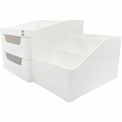 Enterprise Technology Solutions&nbsp;Business Source  Desktop Organizer,w/Drawers,ABS,10-7/10