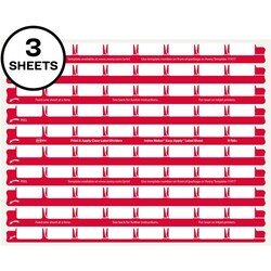 Enterprise Technology Solutions&nbsp;Avery  Labels,f/Dividers,Print/Apply,8-Tab,8/Set,30 Sets/PK,Clear