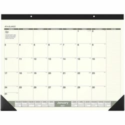 Enterprise Technology Solutions&nbsp;AT-A-GLANCE  Monthly Desk Pad,12-Mth Jan-Dec, 22
