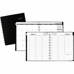 Enterprise Technology Solutions&nbsp;AT-A-GLANCE  Wkly/Mthly Appt Book, 2PPW, 12Mth Jan-Dec, Black
