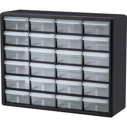 Enterprise Technology Solutions&nbsp;Akro-Mils  Storage Cabinet,Plastic,24-Drawer, 6-3/8