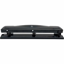 Enterprise Technology Solutions&nbsp;Business Source  Hole Punch,3HP,Nonadjustable,10-Sht Cap,BK